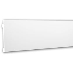 Cornice Parete 151606 Profhome modanatura tipo stucco illuminazione indiretta modanatura design moderno bianco 2 m - PROFHOME DECOR en oferta