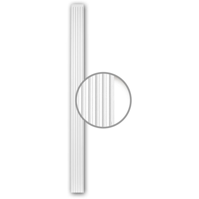 Profhome Decor - Fusto di pilastro 122010 Profhome elemento decorativo stile neoclassico bianco