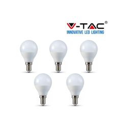 S-dshop - 5 LAMPADINE LED V-Tac Bulbo E14 da 4W Lampade Luce Calda Naturale Fredda-caldo en oferta