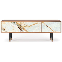 T4 Mobile Porta Tv, 2 Cassetti E 2 Ante Con Apertura A Pressione, 170w X 48d X 59h - Sandy Marble características