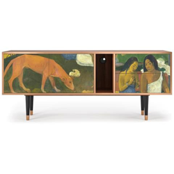 T1 Mobile Porta Tv, 2 Cassetti E 2 Ante Con Apertura A Pressione, 170w X 48d X 69h - Arearea By Paul Gauguin características