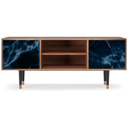 T2 Mobile Porta Tv, 2 Ante Con Apertura A Pressione, 170w X 48d X 69h - Deep Ocean precio