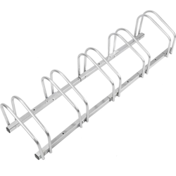 Parcheggio per 5 biciclette Rastrelliera portabiciclette Supporto para pavimento o parete - Primematik en oferta