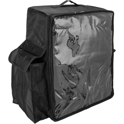 Zaino isotermico 49 x 50 x 23 cm nero per la consegna di ordini alimentari da moto e bicicletta - Citybag