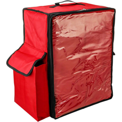 CityBAG - Zaino isotermico 49 x 50 x 23 cm rosso per la consegna di ordini alimentari da moto e bicicletta características