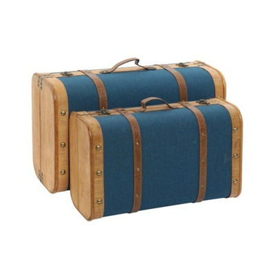 Baule Dekodonia Ruidann Pioppo Tela (2 pcs)