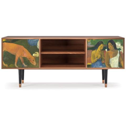 T2 Mobile Porta Tv, 2 Ante Con Apertura A Pressione, 170w X 48d X 69h - Arearea By Paul Gauguin características