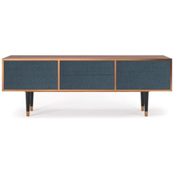 T4 Mobile Porta Tv, 2 Cassetti E 2 Ante Con Apertura A Pressione, 170w X 48d X 59h - Knitted Pattern características