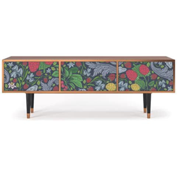 T4 Mobile Porta Tv, 2 Cassetti E 2 Ante Con Apertura A Pressione, 170w X 48d X 59h - Summer Berries características