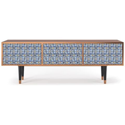 T4 Mobile Porta Tv, 2 Cassetti E 2 Ante Con Apertura A Pressione, 170w X 48d X 59h - Lovely Cornflowers características