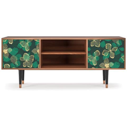 T2 Mobile Porta Tv, 2 Ante Con Apertura A Pressione, 170w X 48d X 69h - Green Flower características
