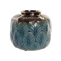 Vaso Dark Tropical Verde Porțelan (18 x 18 x 16 cm) - Dekodonia precio