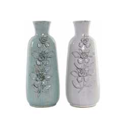 Vaso Canola terracotta (21 x 21 x 45 cm) (2 pcs) - Dekodonia en oferta