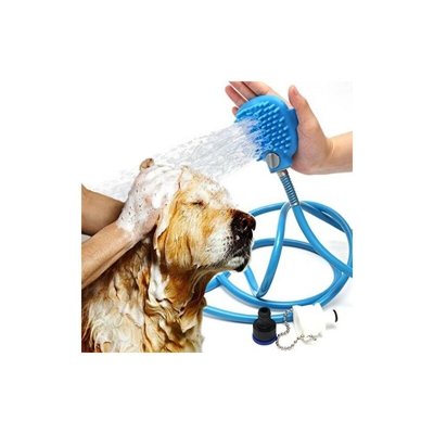 Spazzola a getto d'acqua 2 in 1 lava e spazzola cani e gatti - PEKPUPPIES