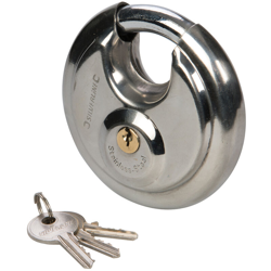 Silverline Lucchetto in acciaio inossidabile a disco 90mm precio