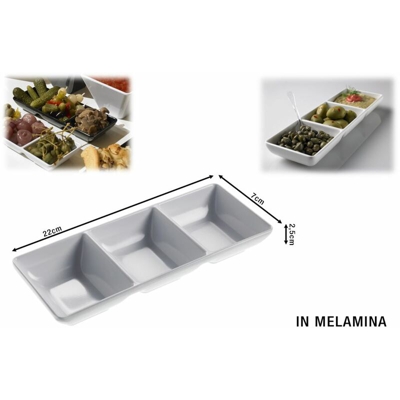 VASCHETTA ACQUAMARINA BIANCO CM.22X7X2,5h MELAMINA - BIGHOUSE IT