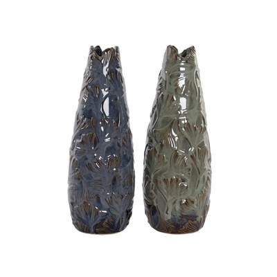 Vaso Gres (15 x 15 x 42 cm) (2 pcs) - Dekodonia