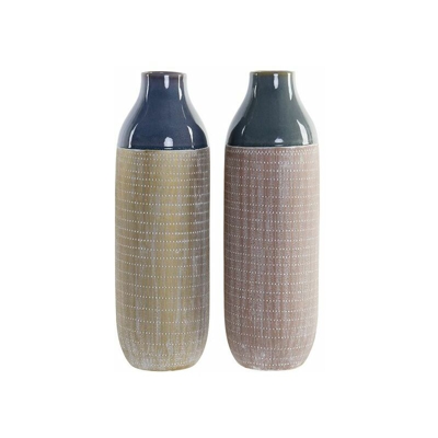 Vaso Gres (16 x 16 x 51 cm) (2 pcs) - Dekodonia