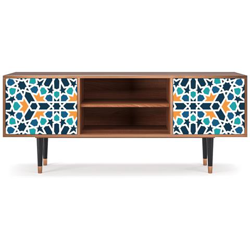 T2 Mobile Porta Tv, 2 Ante Con Apertura A Pressione, 170w X 48d X 69h - Kaleidoscope características