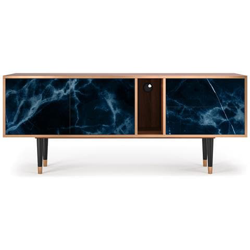 T1 Mobile Porta Tv, 2 Cassetti E 2 Ante Con Apertura A Pressione, 170w X 48d X 69h - Deep Ocean precio