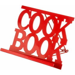 Premiere Housewares 0508385 Cavalletto per Libro di Cucina, Smalto Rosso - PREMIER HOUSEWARES en oferta