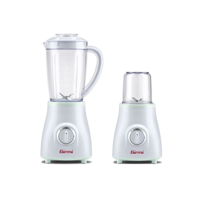Frullatore Da Tavolo Multifunzione In Vetro 300W E Macina Caffe Spezie Girmi - S-DSHOP