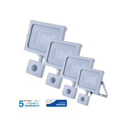 S-dshop - V-TAC OPTONICA FARO FARETTO LED SMD 10W 20W 30W 50W SENSORE SLIM DA ESTERNO IP65-30 Watt precio