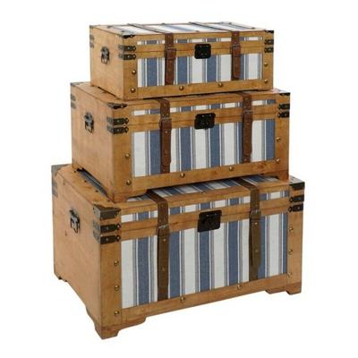 Baule Ruidan3 Pioppo Tela (3 pcs) - Dekodonia