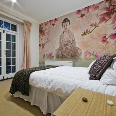 Fotomurale - Buddha e magnolia