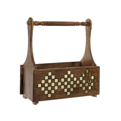 Portariviste Dekodonia Geam Legno di mango (38 x 16 x 41 cm)