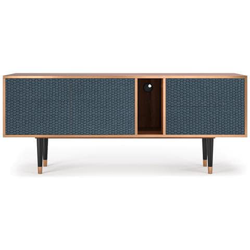 T1 Mobile Porta Tv, 2 Cassetti E 2 Ante Con Apertura A Pressione, 170w X 48d X 69h - Knitted Pattern características