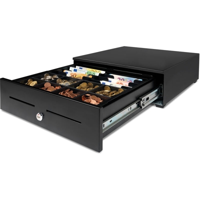 Cassetto cassa Hd-4142 per un uso intensivo di grandi volumi con microinterruttore e 3 posizioni di blocco - Safescan