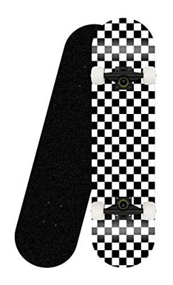 khrodis Skateboard Completo per Principianti, Skateboard a Doppio Calcio in Acero concavo a 8 Strati, Adatto a Bambini, Adolescenti, Adulti, Ragazze e