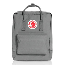 Fjällräven Kånken - Zaino Unisex, 13 x 27 x 38 cm, 16 Liter, Grigio (Grey Fog) características