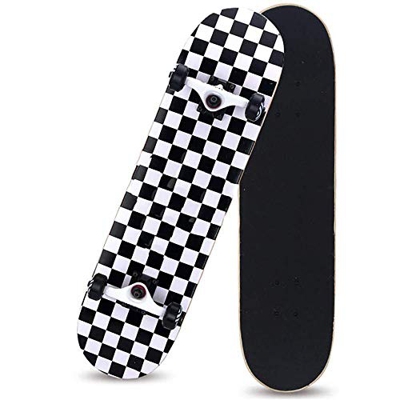 HUADUO Skateboard Completo per Principianti Teens Kids Boys Girls-31''x8 '' Skateboard con Maple Cruiser PRO Skateboard Longboard ， Penny Skateboard.-
