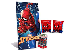 kl Accessori Mare Piscina Set n 18 Telo + Braccioli + Bolle di Sapone (Spiderman) precio