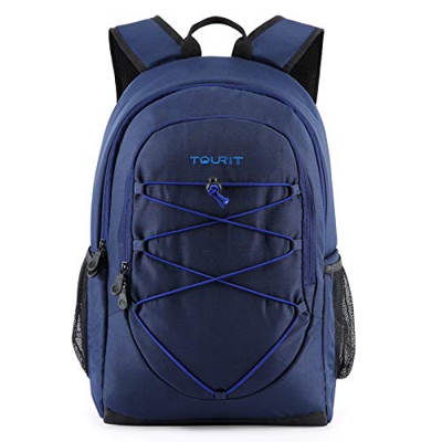 TOURIT 28 lattine(330ml) Zaino Termico Porta Pranzo Borsa Frigo Isoterma per Campeggio, Picnic, Barbecue, Eventi Sportivi