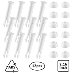 12/24PCS Perni di giunzione in plastica per piscina, Guarnizioni in gomma Parti di ricambio per piscina in metallo Intex 10'-12 'Piscina rotonda in me precio