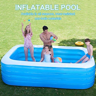 LUCYPAPASHOW Piscina Gonfiabile, Piscina Gonfiabile per Bambini Piscina Pieghevole Famiglia Addensata Piscina Gonfiabile Piscina Coperta per Esterni P