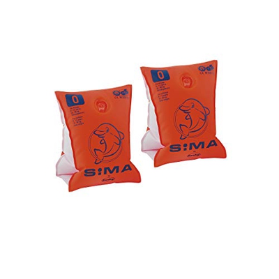 Fashy - Braccioli da Mare, Arancione (Orange-Blau), 30-60 kg