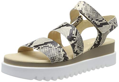 Gabor Shoes Jollys, Sandali con Cinturino alla Caviglia Donna, Beige (Beige 52), 42 EU