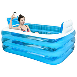Vasca gonfiabile, la vasca è piegato, addensato adulto vasca da bagno vasca da bagno barile di plastica. características
