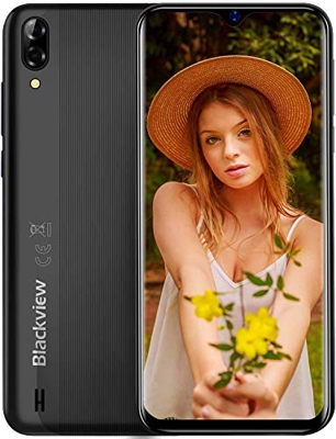 Smartphone Offerta del Giorno, Blackview A60 6.1''Waterdrop Schermo, 13MP+5MP, 4080mAh Batteria Cellulari Offerte, 128GB Espandibili Cellulare, Dual S