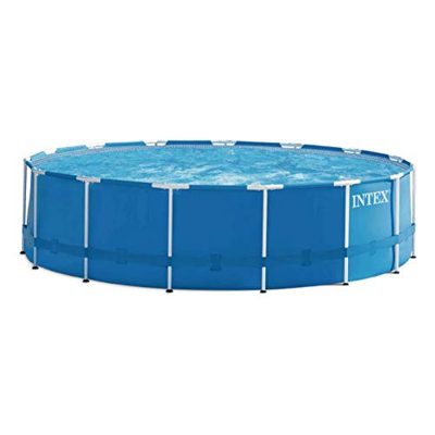 Intex 28236 Metal Frame Piscina Fuoriterra Rotonda, 457 x 122 cm