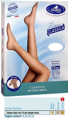COLLANT PUNTA APERTA MAGLIA LISCIA 70 DENARI DESERTO 2