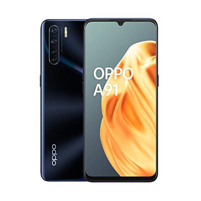 OPPO A91 Smartphone, Display 6.4'' AMOLED, 4, Fotocamere,128GB Espandibili, RAM 8GB, Batteria 4025mAh, Dual Sim, 2020 [Versione italiana], Lightening 