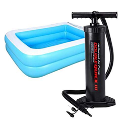 whelsara Tubo Gonfiabile per Piscina Multifunzionale, Pompe pneumatiche gonfiabili della Mano del Galleggiante degli stagni di Nuotata con i gonfiator características