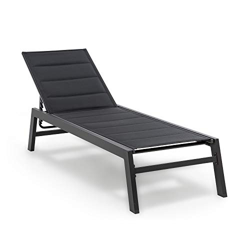 blumfeldt Renazzo Lounge - Lettino Prendisole, Lettino da Giardino, Superficie: 186 x 56 cm, Schienale Regolabile in 6 Livelli, Superficie Imbottita I en oferta