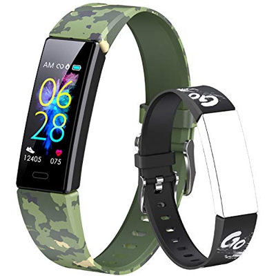 Dwfit Fitness Tracker Smartwatch Orologio Bambino Bambina Uomo Donna,Contapassi Smartwatch Activity Tracker Sportivo Impermeabile,Cardiofrequenzimetro