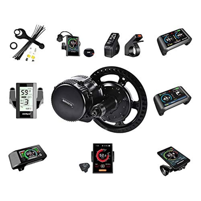 Pswpower EU No Tax Bafang 48V750W BBS02B Kit Motore di avviamento a manovella Media Display LCD motorizzato Kit ebike(Magazzino Tedesco) (44Teeth P850